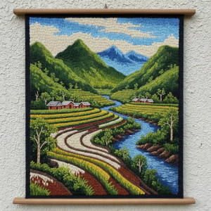 Tranh gạo mỹ nghệ